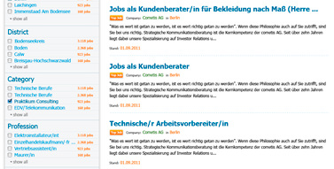 Top Jobs - Up front be